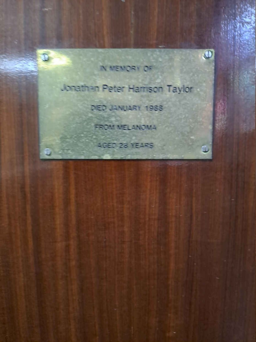 TAYLOR Jonathan Peter Harrison -1988
