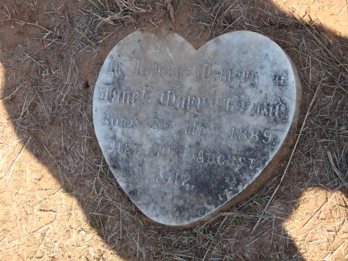BRAND Janet Mary 1889-1912 