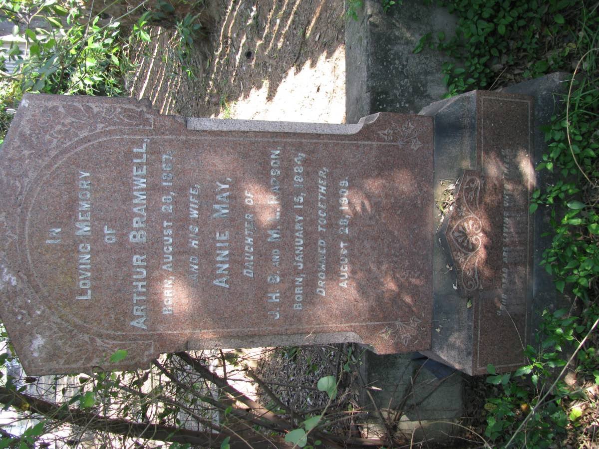 BRAMWELL Arthur 1867-1909 &amp; Annie May 1884-1909