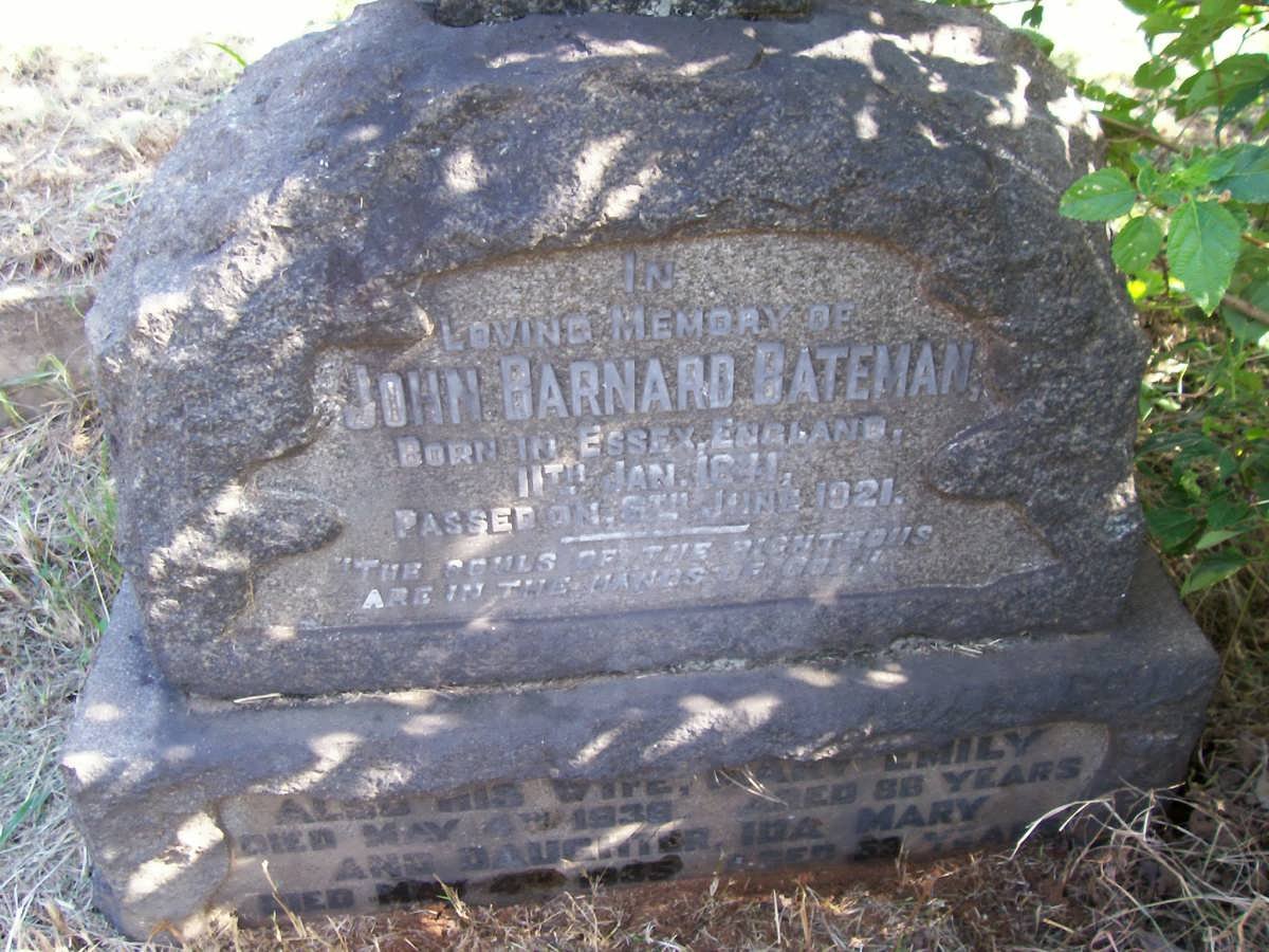 BATEMAN John Barnard 1841-1921 &amp; Mary Emily -1939 :: BATEMAN Ida Mary -1935
