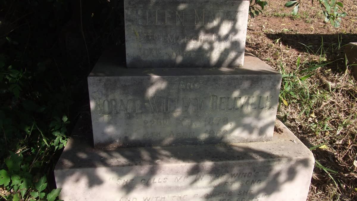BELLVILLE Emma Mary -1927 :: BELLVILLE Ada Florence 1879-1962 :: BELLVILLE Horace William 1878-1962 &amp; Ellen Mary 1881-