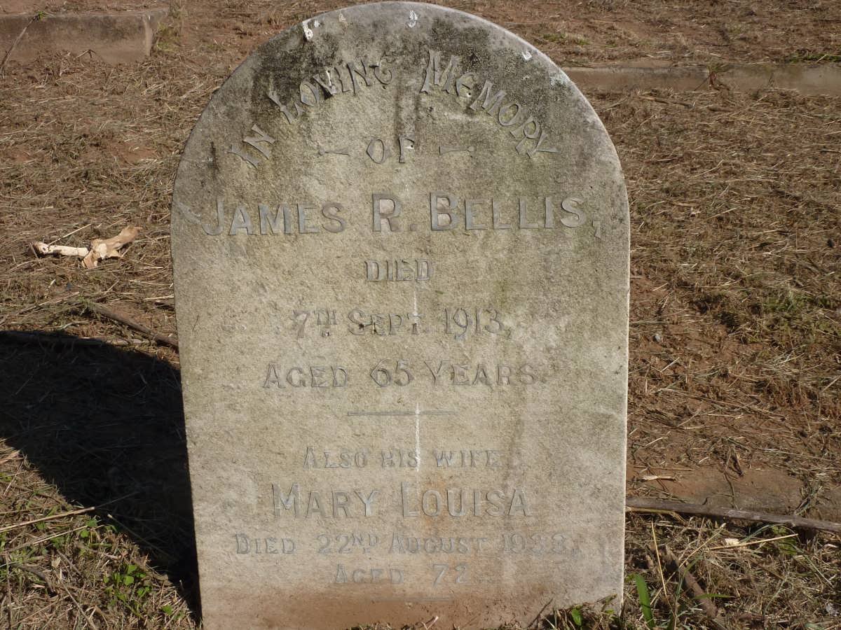 BELLIS James R. -1913 &amp; Mary Louisa -1938