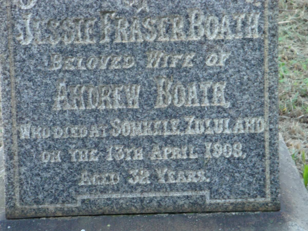 BOATH Jessie Fraser -1908