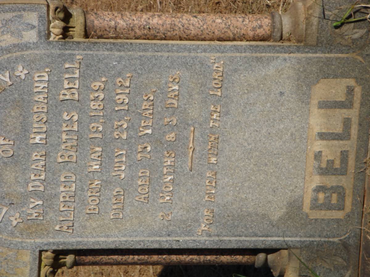 BELL Alfred Bates 1839-1912