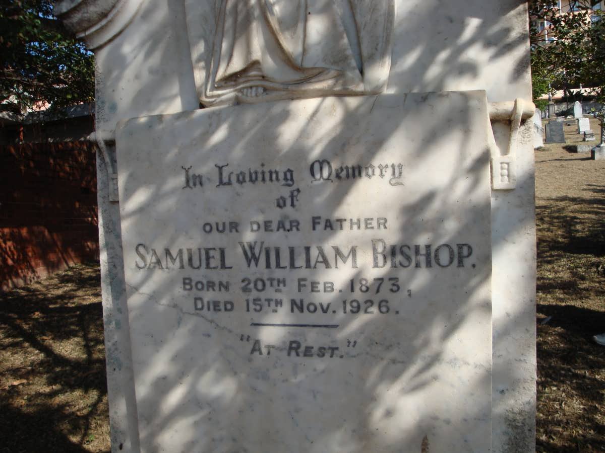 BISHOP Samuel William 1873-1926