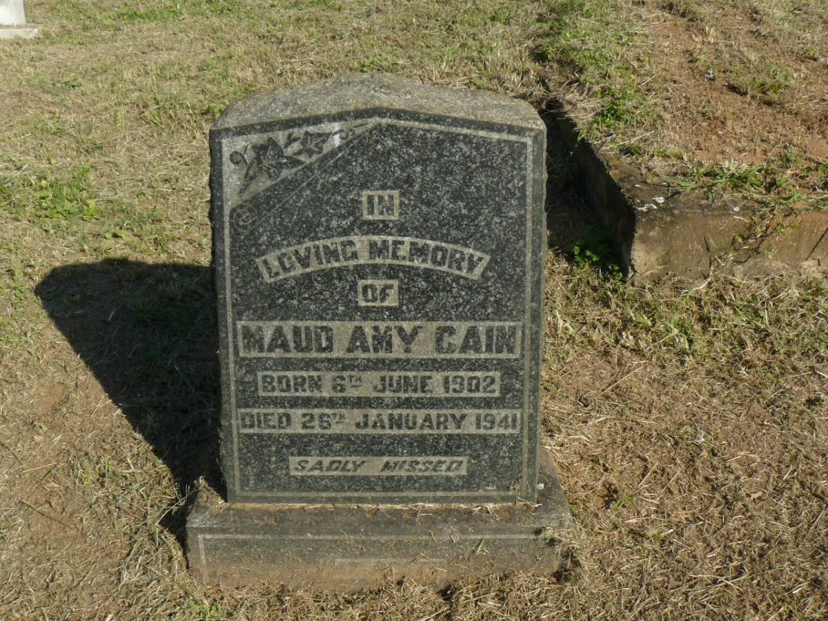CAIN Maud Amy 1902-1941