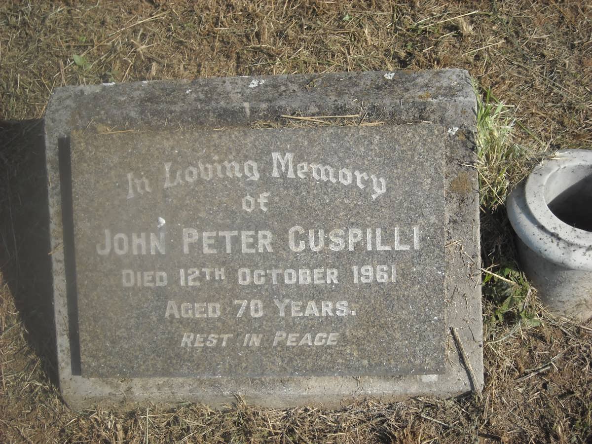 CUSPILLI John Peter -1961
