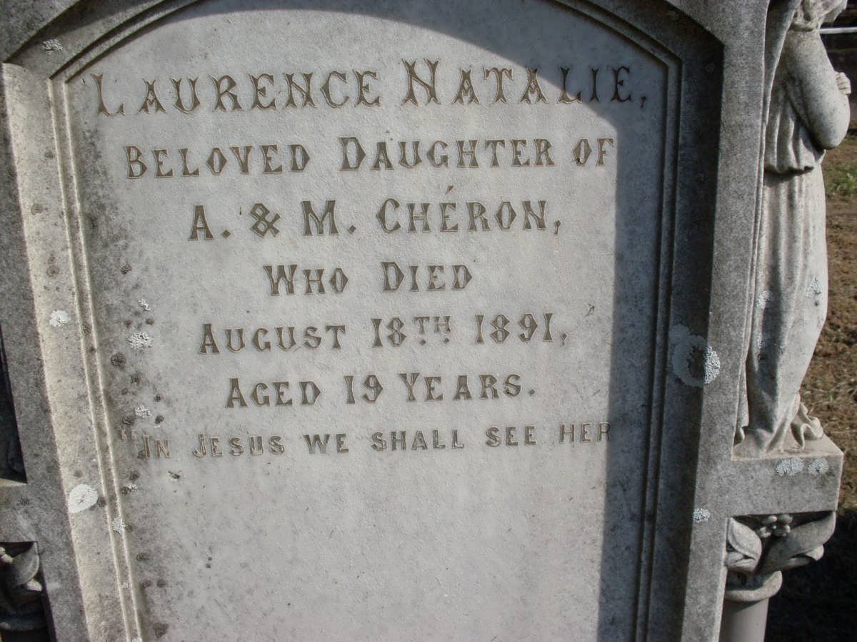 CHERON Laurence Natalie -1891