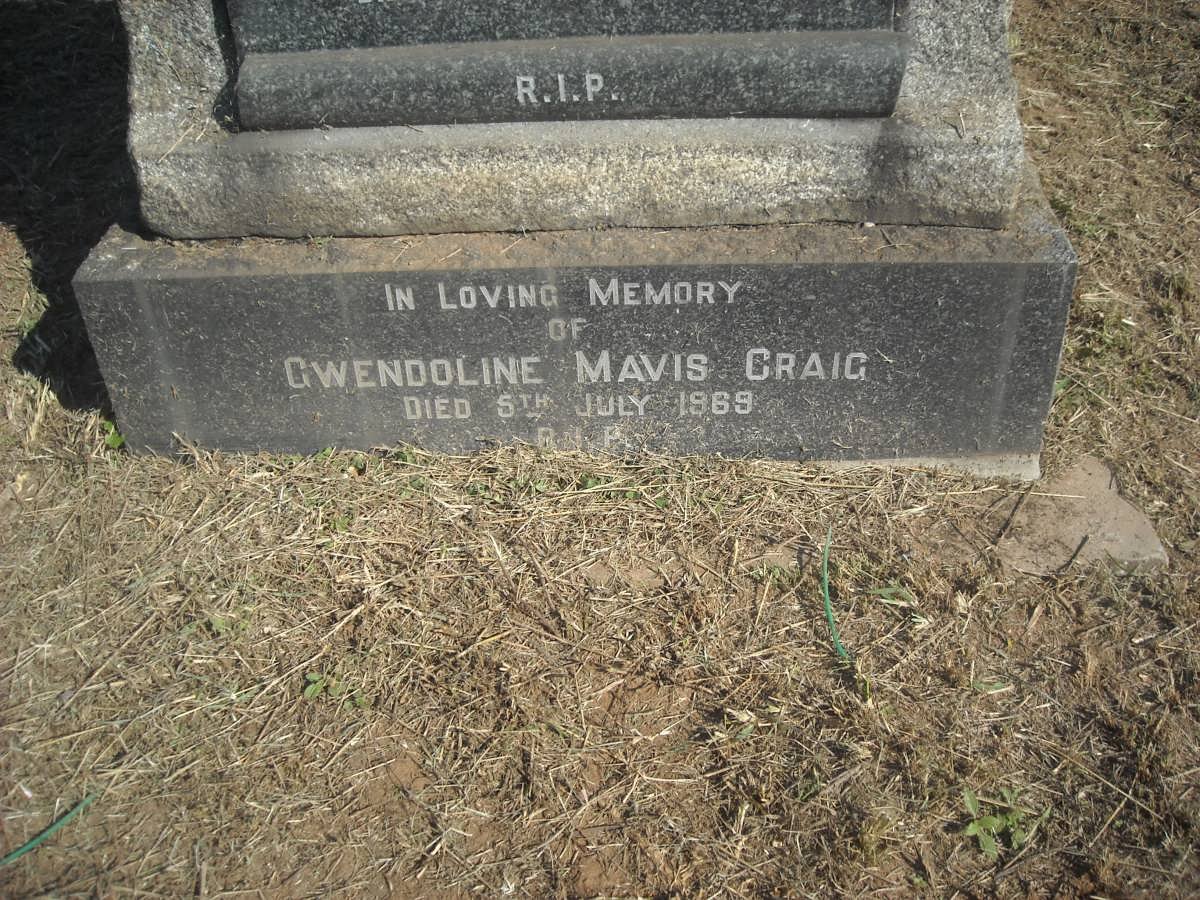 CRAIG William -1918 &amp; Agnes -1911 :: CRAIG Andrew Reid -1962 &amp; Grace Margaret -1961