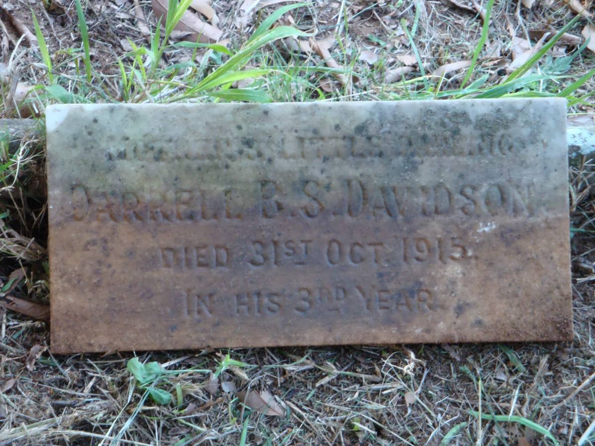 DAVIDSON Darrell B.S. -1915