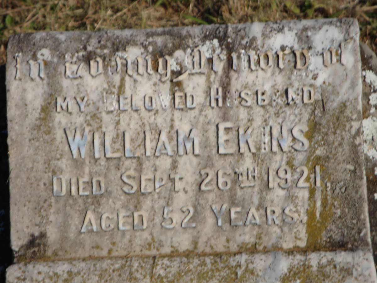 EKINS William -1921