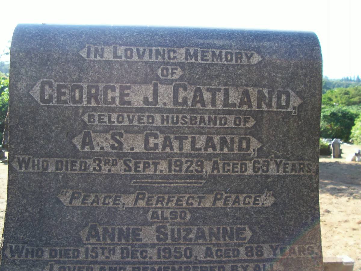 GATLAND George J. -1929 &amp; Anne Suzanne -1950 :: Herbert Sydney -1950