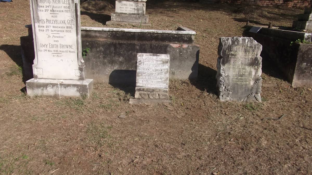 GEE Thomas Nash 1858-1927 &amp; Emily Catherine -19?2 :: GEE James Pollyblank 1856-1932