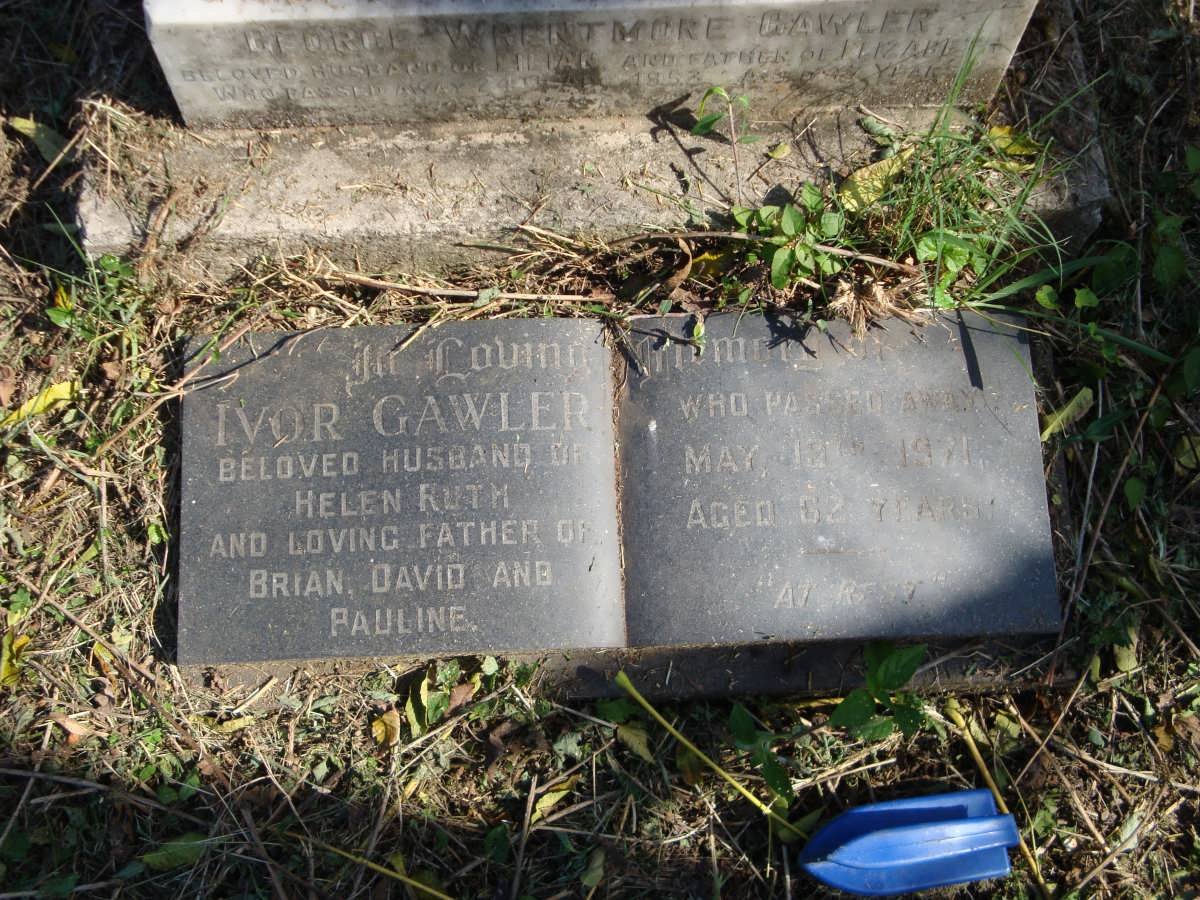 GAWLER Mary Annie -1925 :: GAWLER Ivor -1921