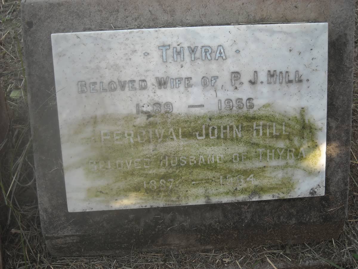 HILL Percival John 1887-1964 &amp; Thyra 1889-1956