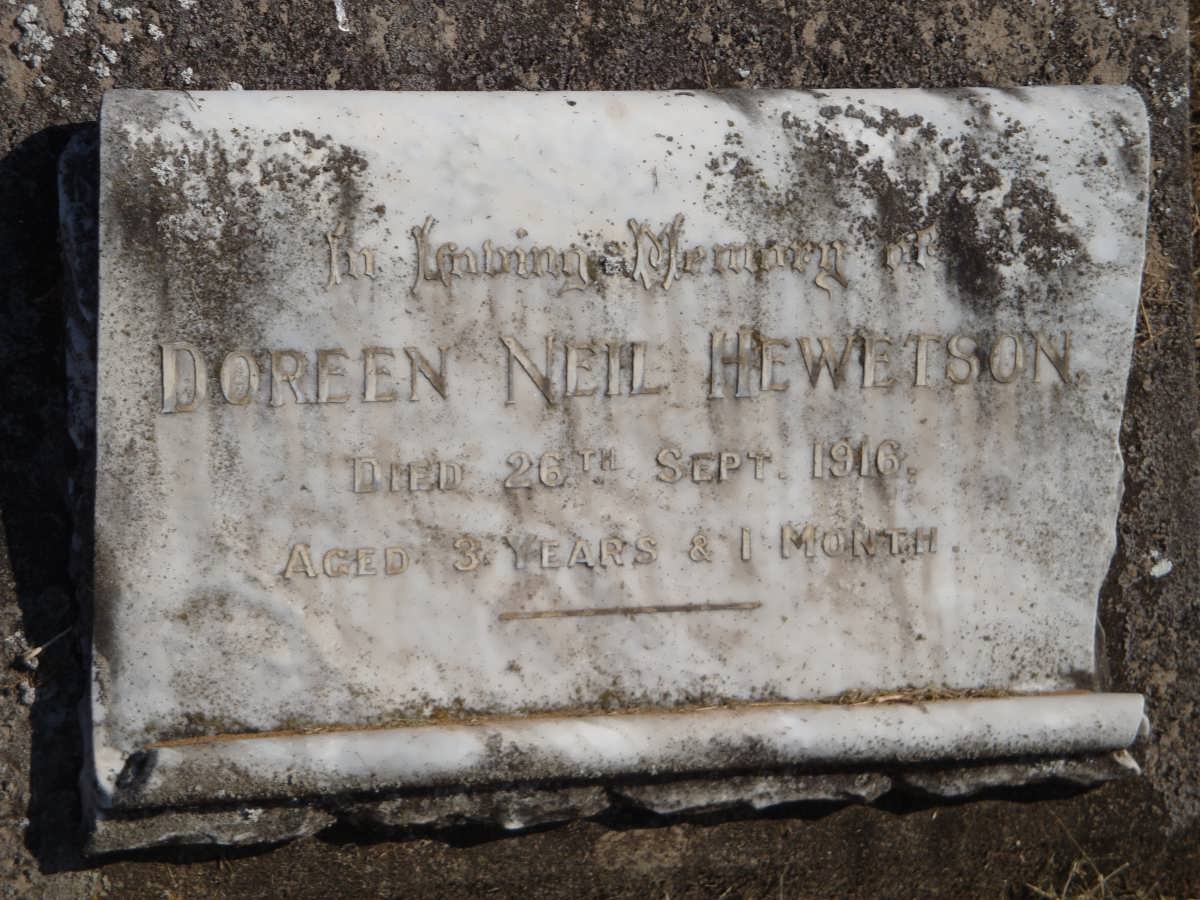 HEWETSON Doreen Neil -1916