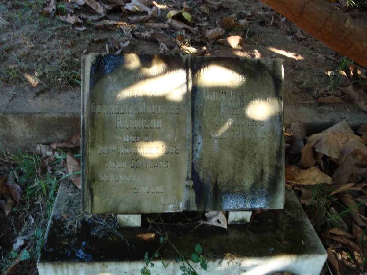 HARRISON Willem -1982 &amp; Cornelia Margaret -1962