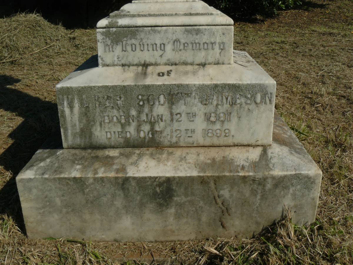 JAMESON Walter Scott 1891-1899
