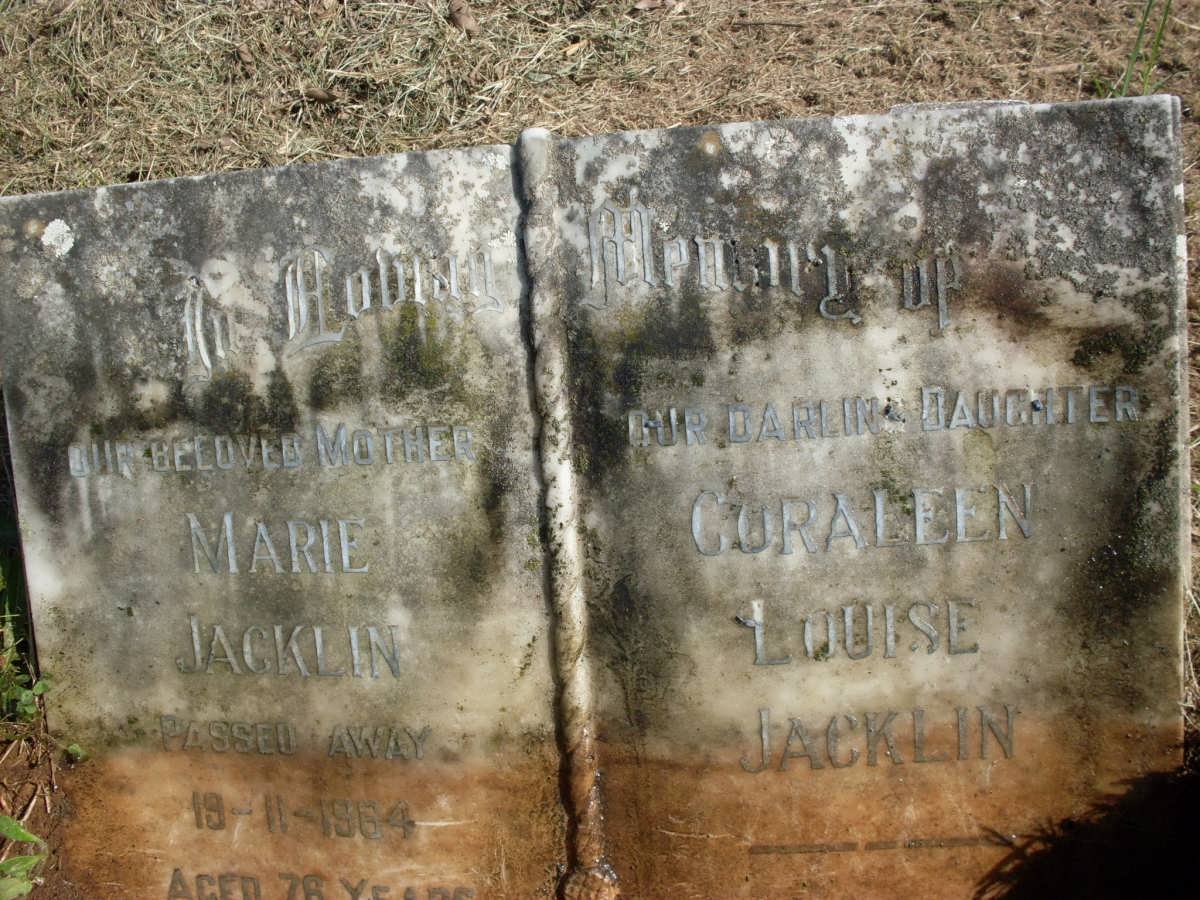 JACKLIN Marie -1964 :: JACKLIN Coraleen Louise