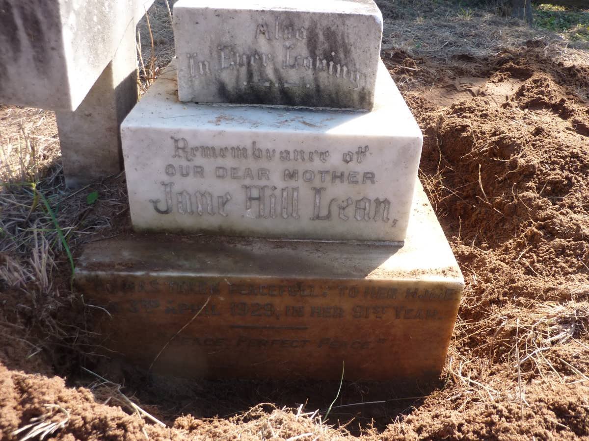 LEAN Jane Hill -1923