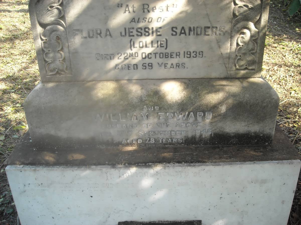LESLIE Andrew Davidson 1851-1916 &amp; Flora Jessie 1854-1936 :: LESLIE Andrew Davidson -1956 &amp; Edith Victoria 19??
