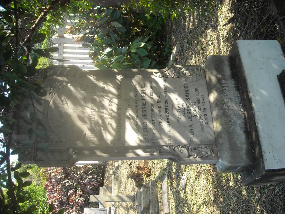 LESLIE Andrew Davidson 1851-1916 &amp; Flora Jessie 1854-1936 :: LESLIE Andrew Davidson -1956 &amp; Edith Victoria 19??