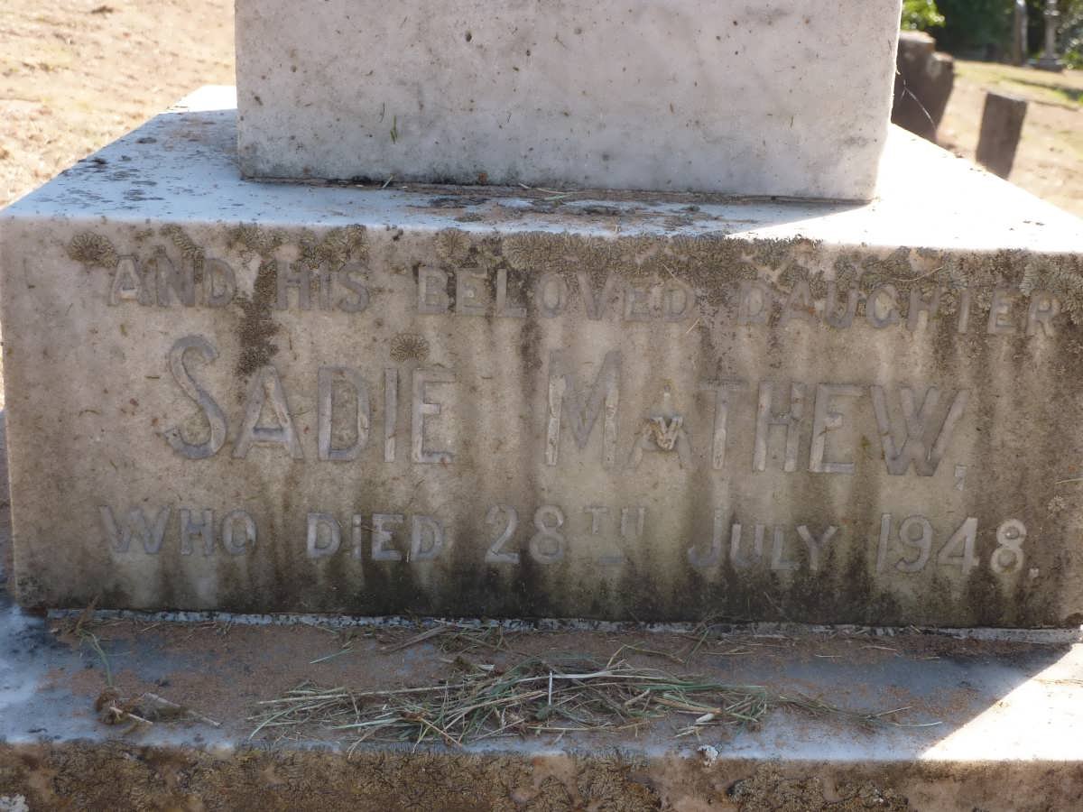 MATHEW Sadie -1948
