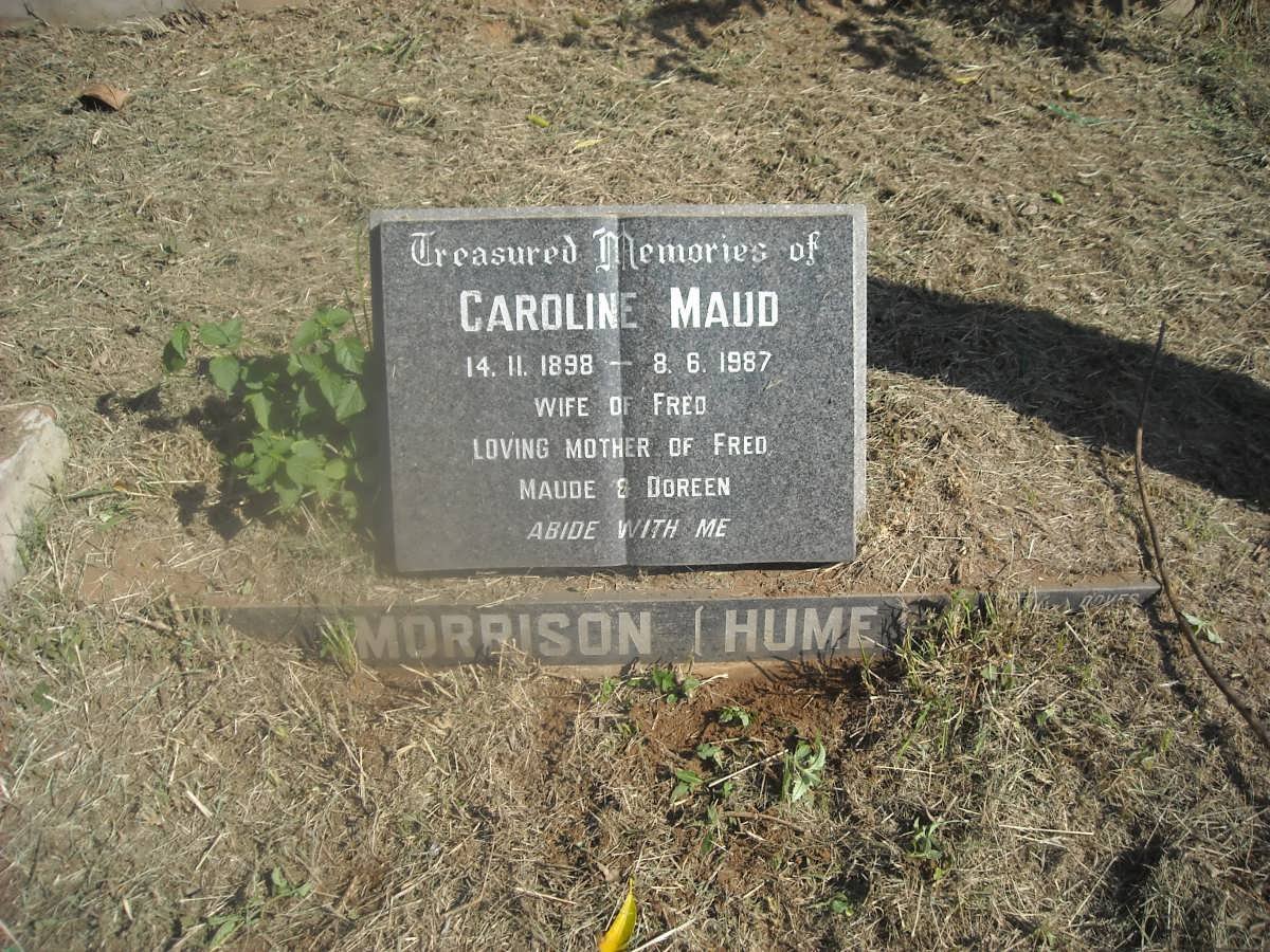 MORRISON Caroline Maud nee HUME 1898-1987