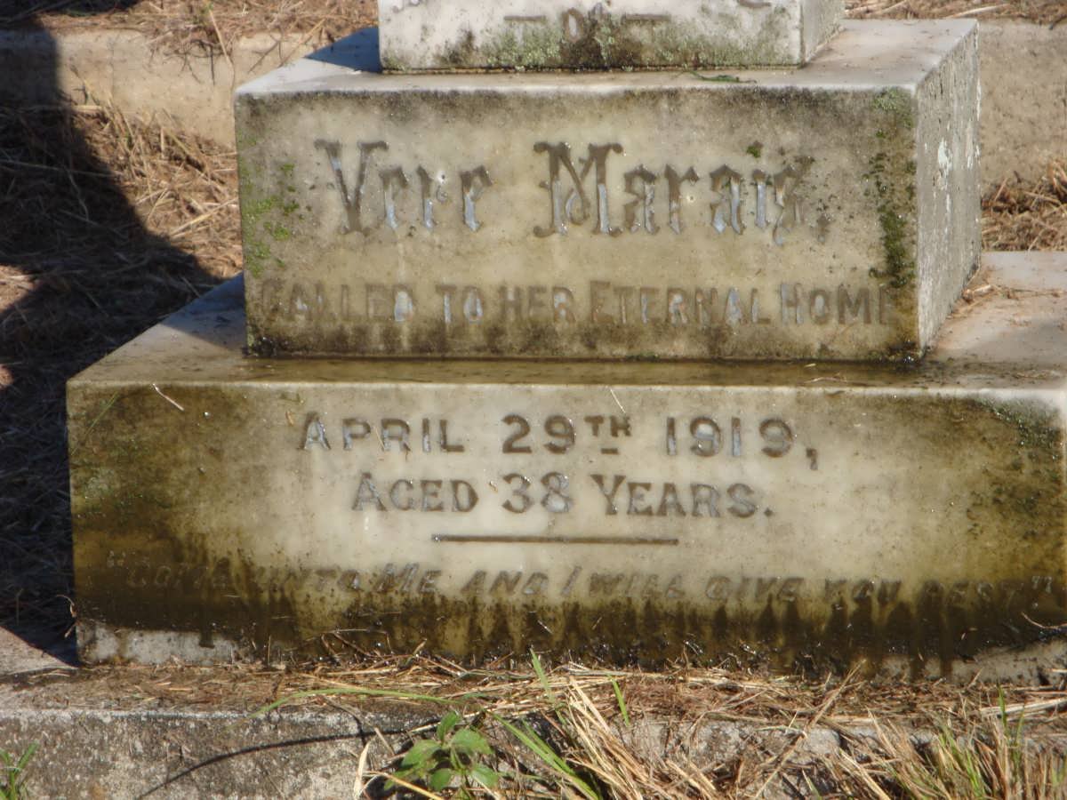 MARAIS Vere -1919