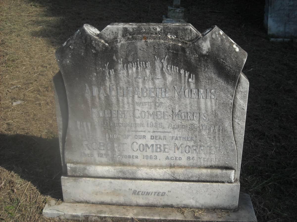 MORRIS Robert Combe -1963 &amp; Ada Elizabeth -1935