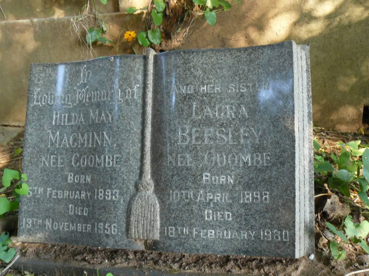 MAGMINN Hilda May nee COOMBE 1893-1956 :: BEESLEY Laura nee COOMBE 1898-1980