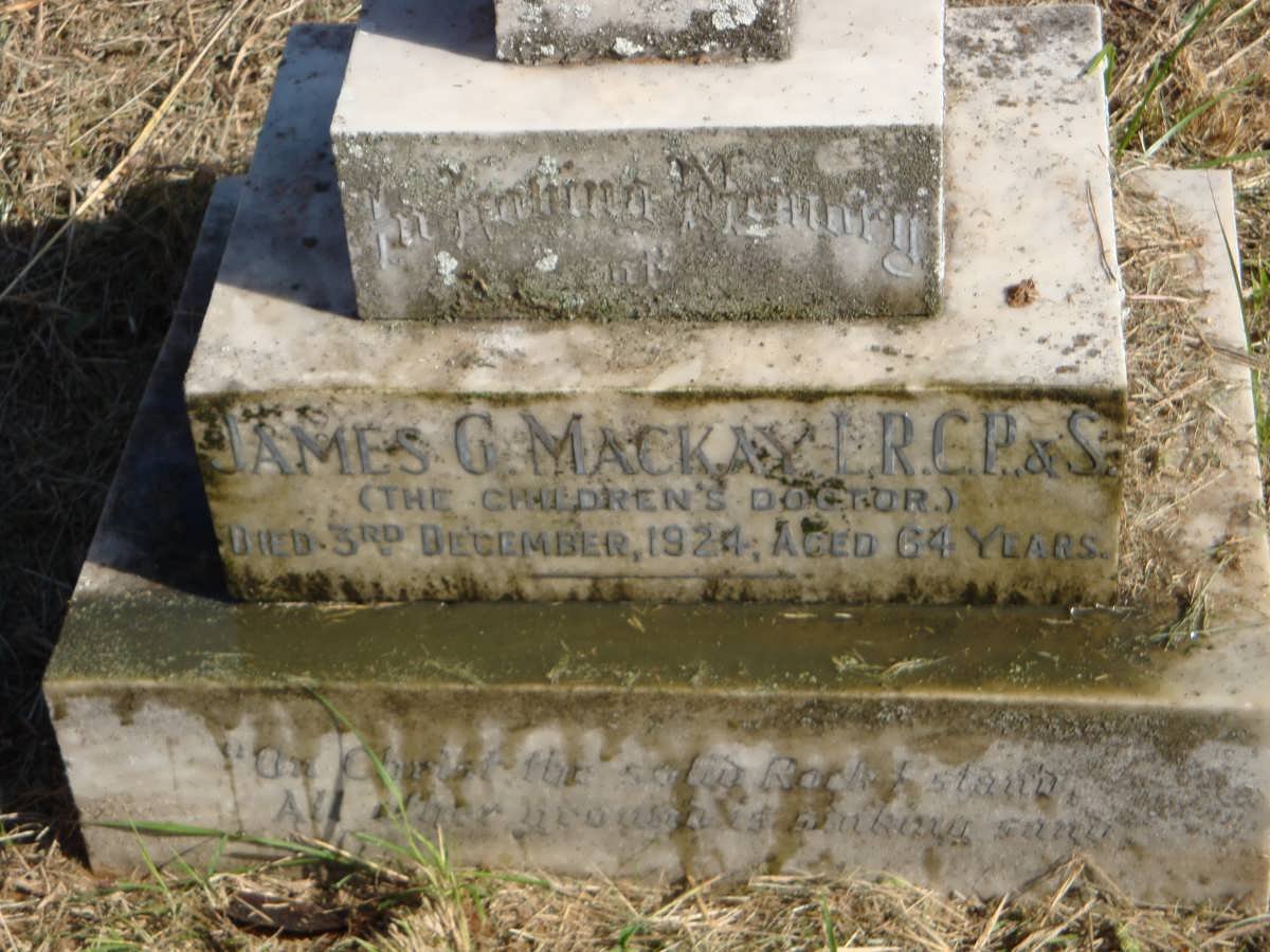 MACKAY James G. -1924