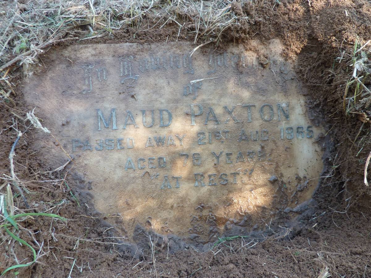 PAXTON Maud -1965