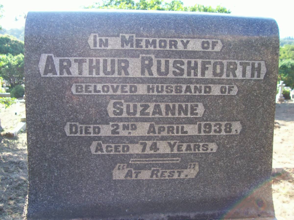 RUSHFORTH Arthur -1938