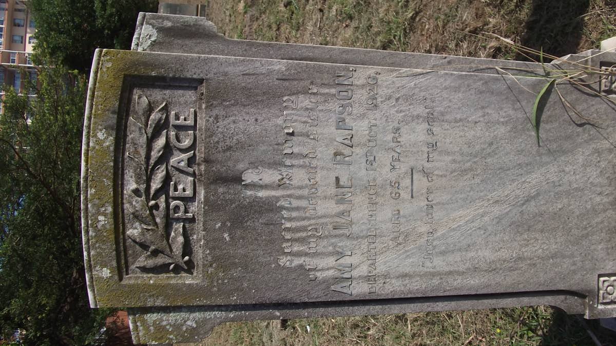 RAPSON Josiah Cluvias -1929 &amp; Amy Jane 1920