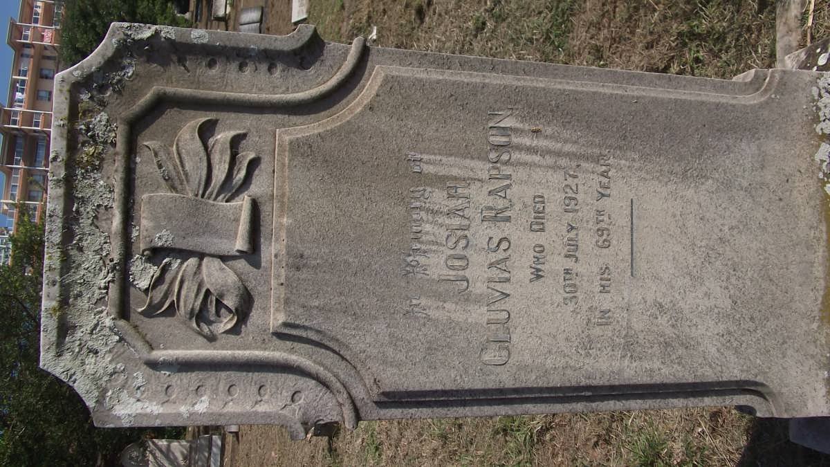 RAPSON Josiah Cluvias -1929 &amp; Amy Jane 1920
