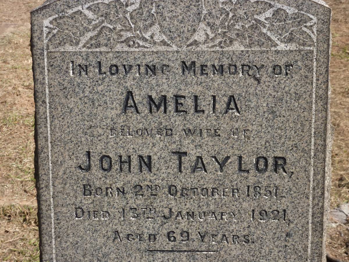 TAYLOR John 1853-1934 &amp; Amelia 1851-1921 :: TAYLOR Andrew -1938