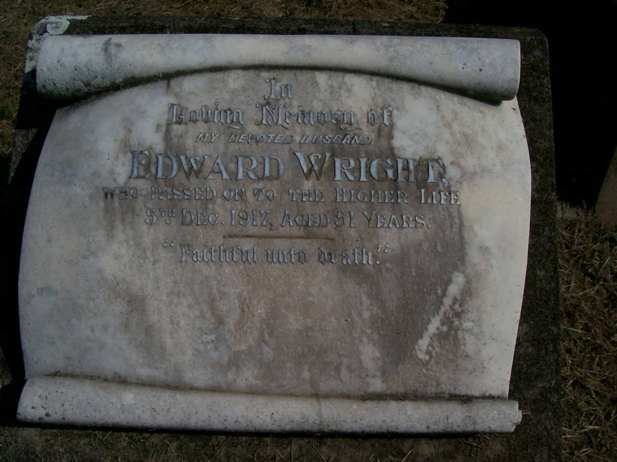 WRIGHT Edward -1917