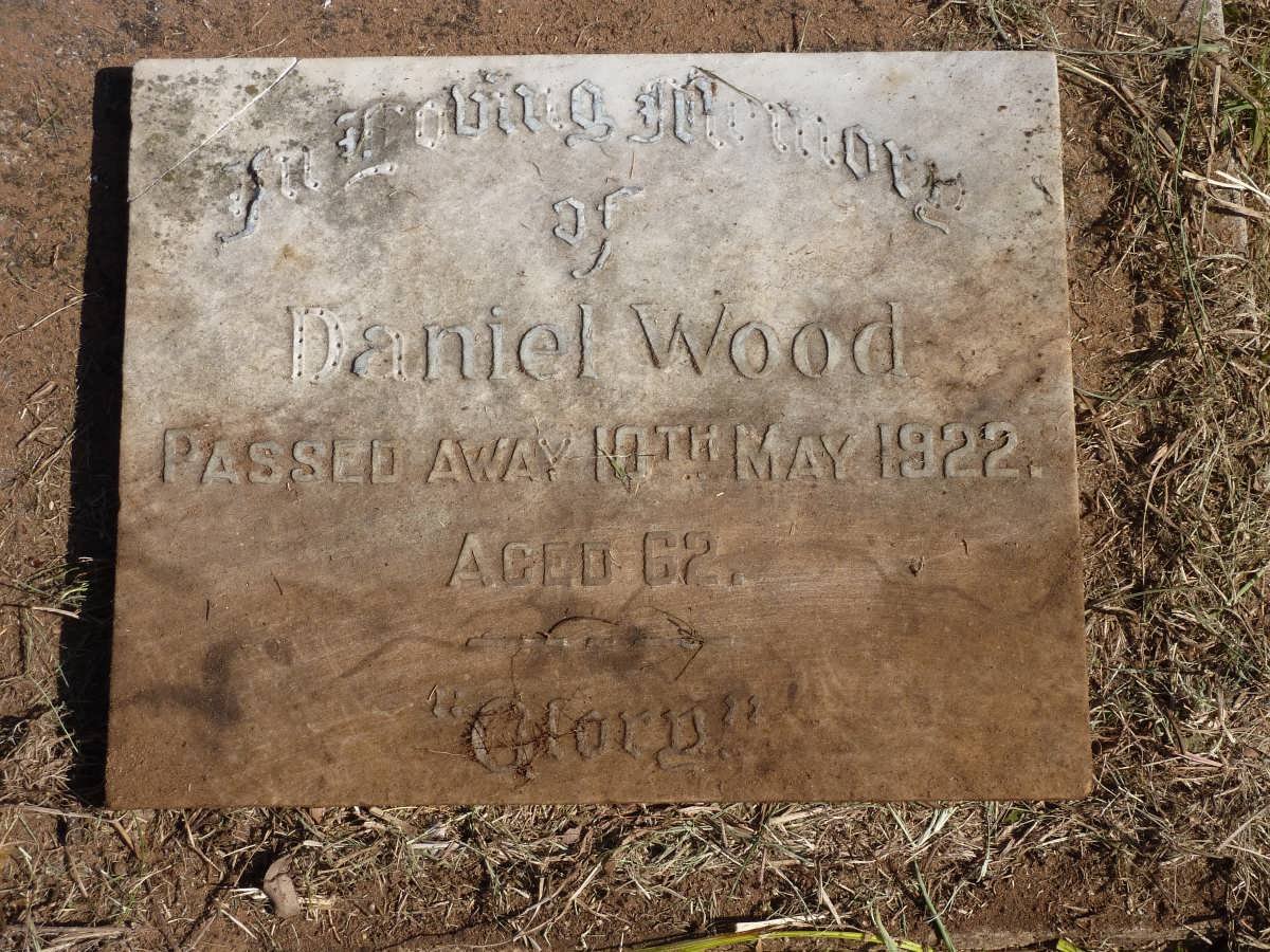 WOOD Daniel -1922