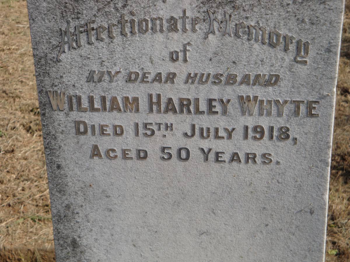 WHYTE William Harley -1918