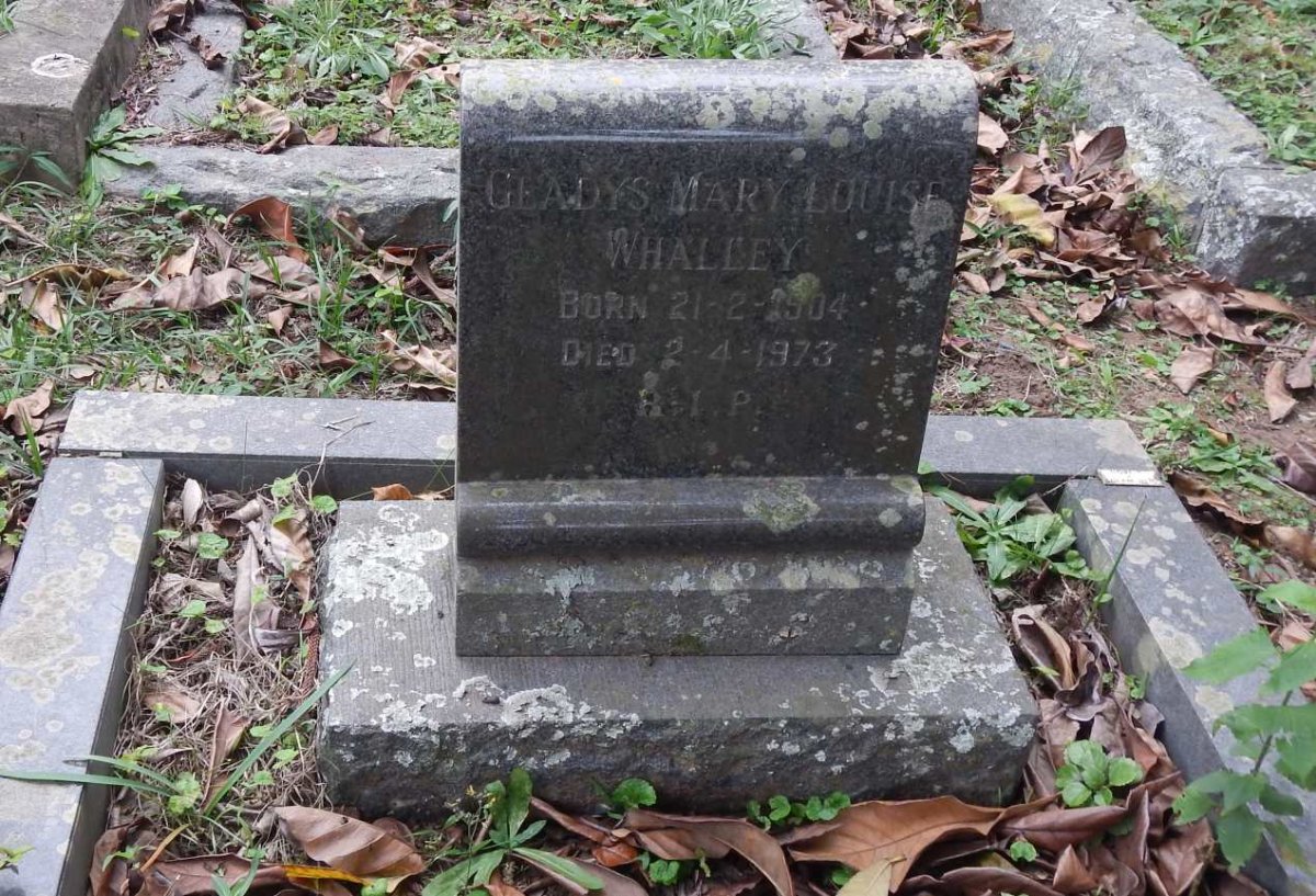 WHALLEY Gladys Mary Louise 1904-1973