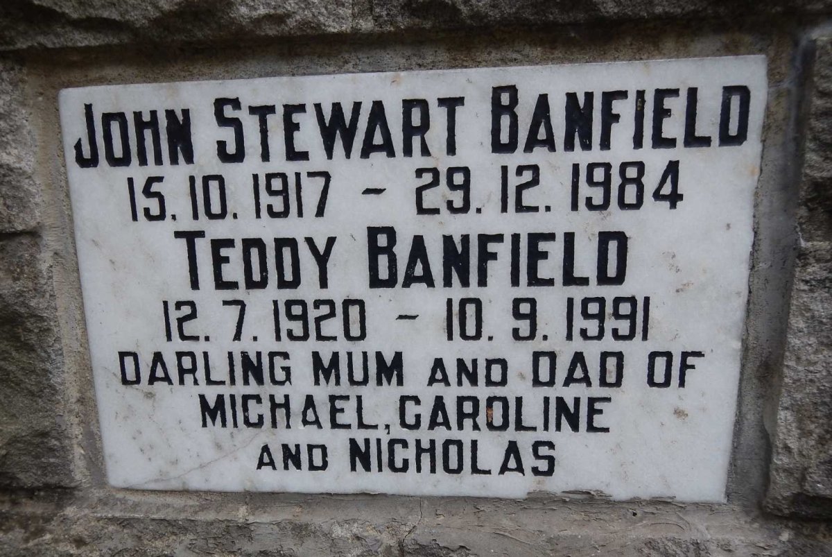 BANFIELD John Stewart 1917-1984 &amp; Teddy 1920-1991