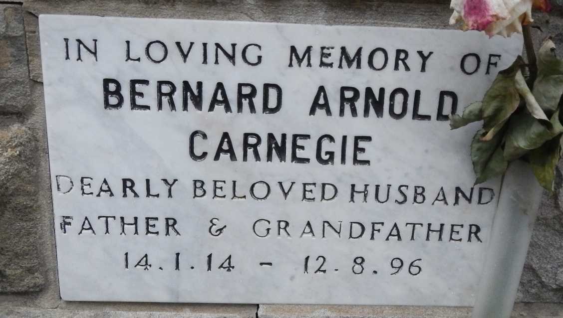CARNEGIE Bernard Arnold 1914-1996