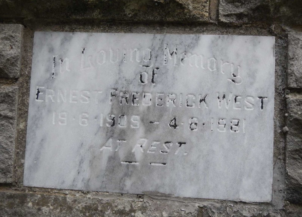 WEST Ernest Frederick 1909-1981