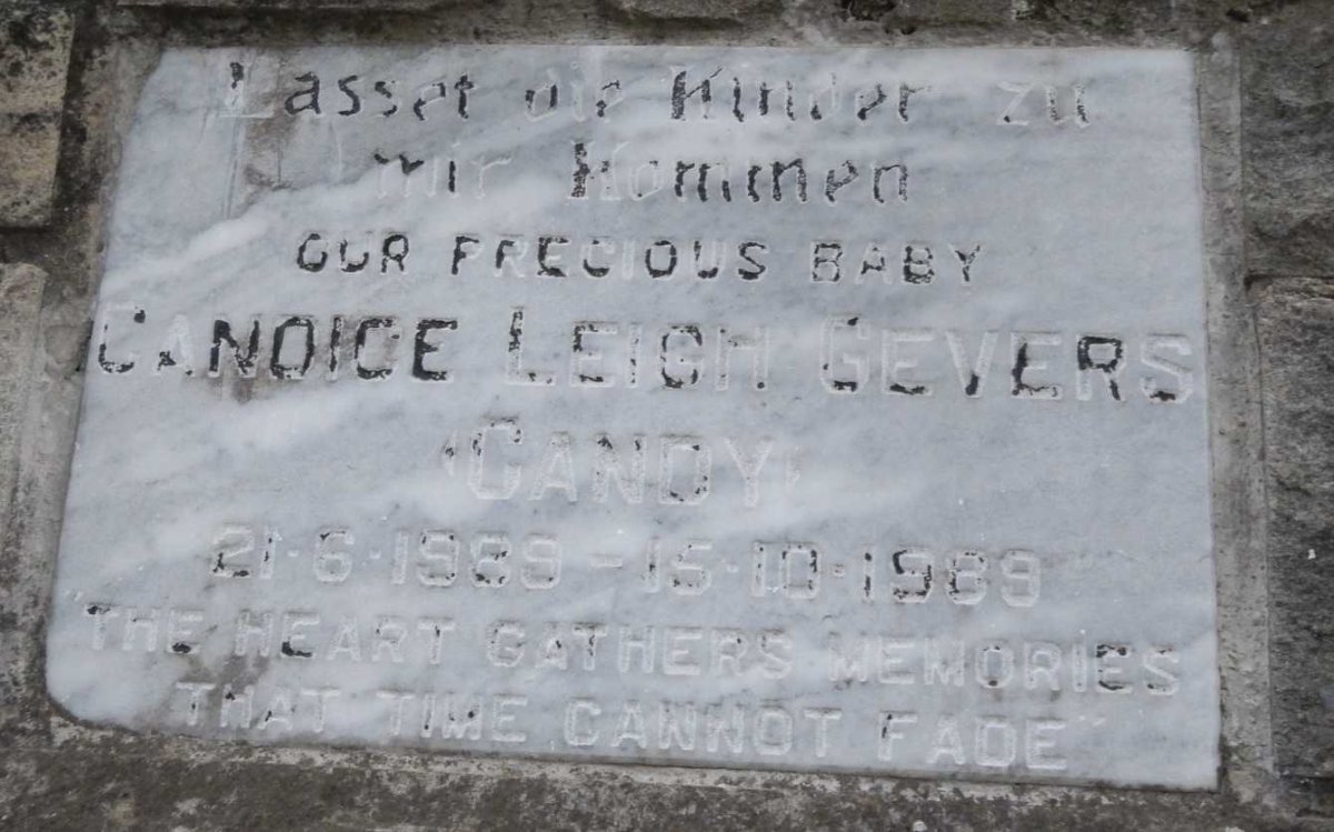 GEVERS Canoice Leigh 1989-1989