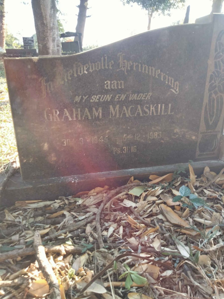 MACASKILL Graham 1945-1983