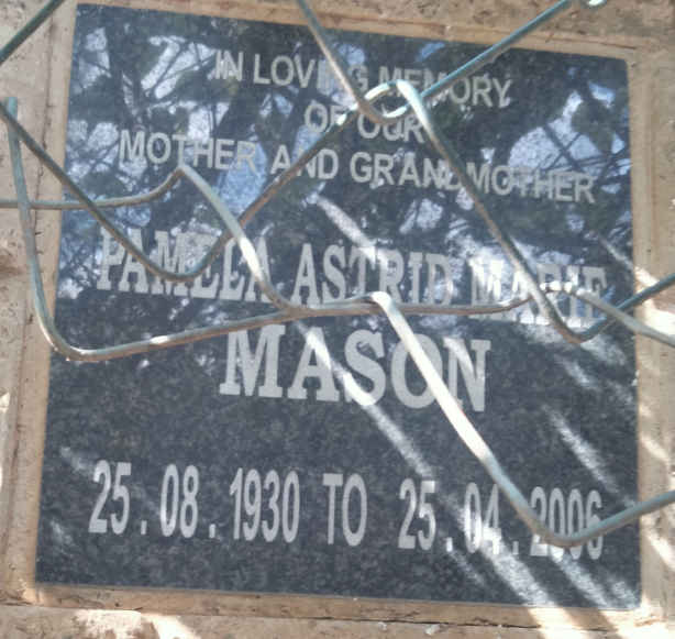 MASON Pamela Astrid Marie 1930-2006