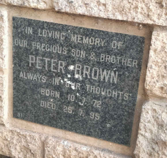 BROWN Peter 1972-1995