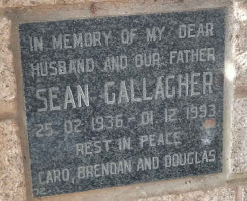 GALLAGHER Sean 1936-1999