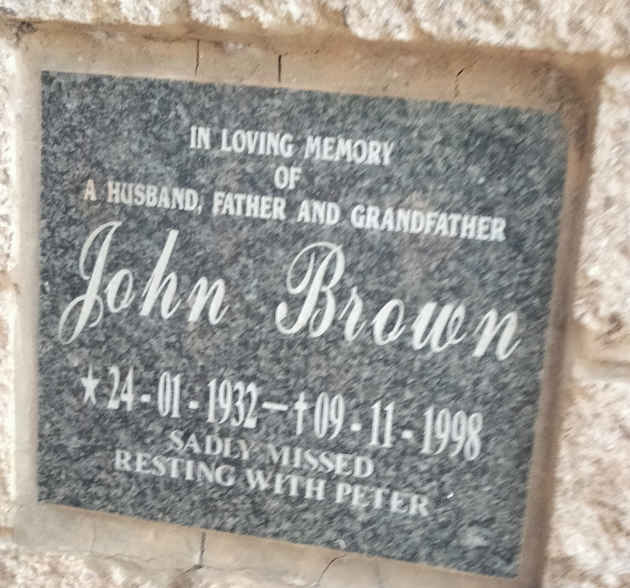 BROWN John 1932-1998